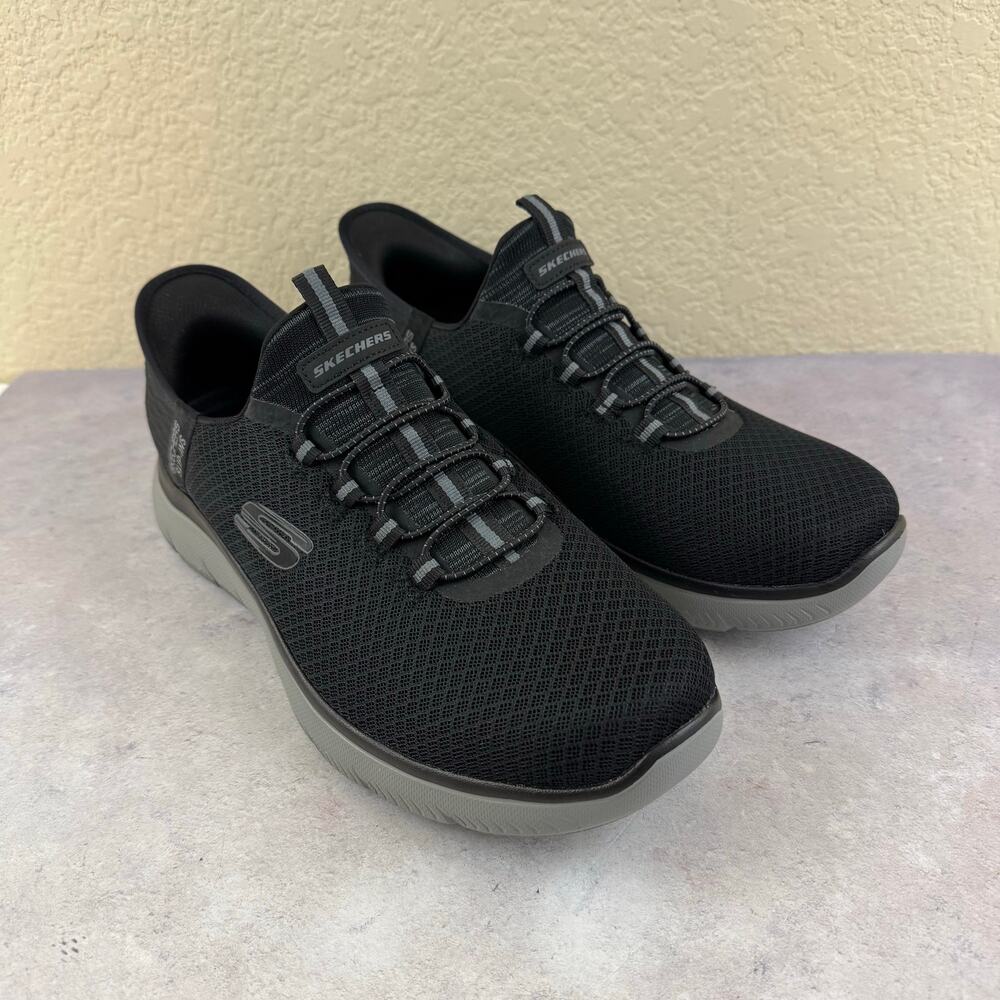 Skechers Slip-ins: Summits High Range BLACK Wide Fit 232457W Size 9.5 W